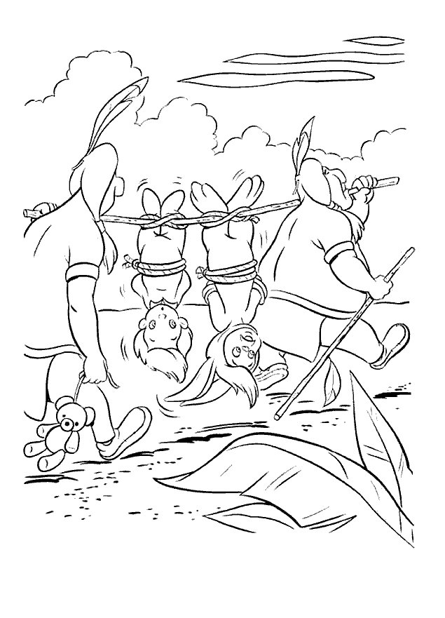 Plansa de colorat cu Peter Pan 33 27